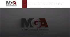 Desktop Screenshot of mgalaw.com